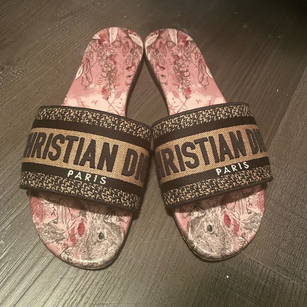 Christian Dior Pink Slides